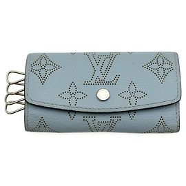 Portachiavi Louis Vuitton Mahina Multicles 4 in blu