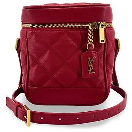 Autre Marque Saint Laurent 80's Vanity Quilted Leather