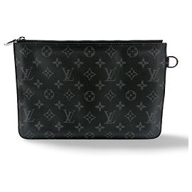 Louis Vuitton Pochette Voyage Monogram Eclipse Canvas MM