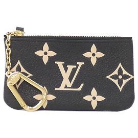 Louis Vuitton Bicolor Monogram Empreinte Pochette Cle M80885 Münz- und Schlüsseletui