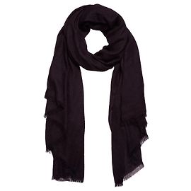Loro Piana Cashmere Scarf in Dark Purple