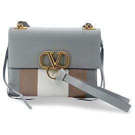Borsa a tracolla Valentino Garavani VRing in pelle Medium