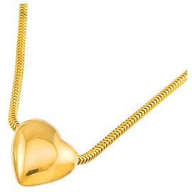 Autre Marque Tiffany & Co. 18K Gelbgold Herz Halskette