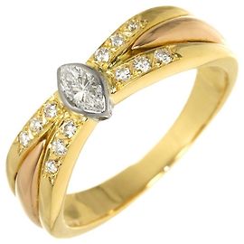 Cartier Ring aus dreifarbigem Gold