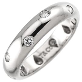 Autre Marque Anello fede Tiffany & Co. Platinum Dots con diamanti