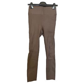 Autre Marque Pantalones de cuero SPRWMN de talle alto