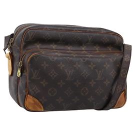 LOUIS VUITTON Monogram Nile Shoulder Bag M45244 LV Auth 203174
