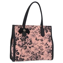 Borsa Tote GUCCI Canvas Pink Gold 432684 Auth 200772V