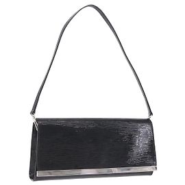 Borsa LOUIS VUITTON Electric epi Pochette Sevigne Black M4055N LV Auth 200421V