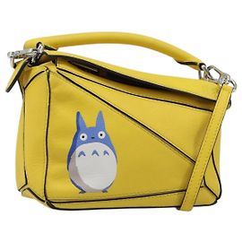 LOEWE x Studio Ghibli Il Mio Vicino Totoro M Totoro Puzzle Bag Mini Auth 167566SM