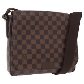 LOUIS VUITTON Damier Ebene District PM Shoulder Bag N41213 LV Auth 201434V