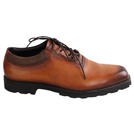 Sapatos de atacadores Berluti em couro camel