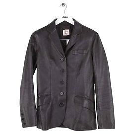Hermès Lederjacke braun