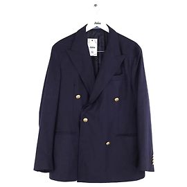 Giacca in lana blu Ralph Lauren Uomo