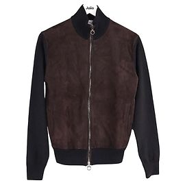 Salvatore Ferragamo Jacke aus Wolle Braun Herren S