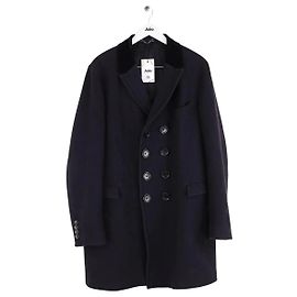 Cappotto in lana blu Gucci
