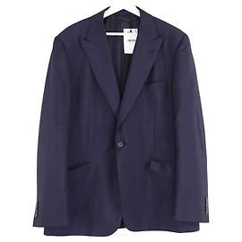 Alfred Dunhill Blue Wool Jacket