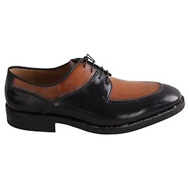 Scarpe stringate in pelle nere Salvatore Ferragamo uomo