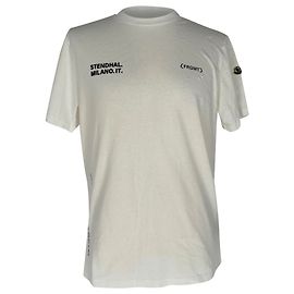 T-shirt Moncler x FRGMT Logo in cotone bianco