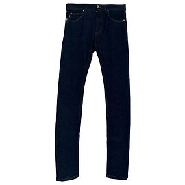 Jeans Versace Tailor-Fit in cotone blu navy