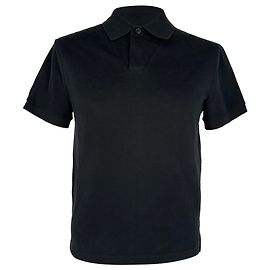 Polo de manga corta Bottega Veneta en algodón negro
