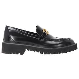 Mocassini Valentino Garavani VLogo Signature in pelle di vitello nera