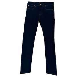 Jeans Versace Taylor-Fit con patch in cotone blu navy