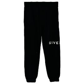 Givenchy Jogginghose mit Logo-Print aus schwarzer Baumwolle