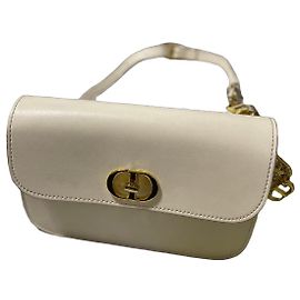Christian Dior 30 Montaigne - Borsa a tracolla in pelle bianca