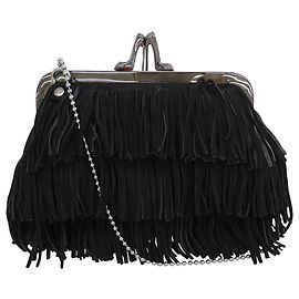 Borsa a catena con chiusura e frange Christian Louboutin