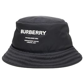 Burberry Black Nylon Bucket Hat