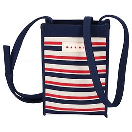 Marni Border Jacquard Mini Crossbody Shoulder Bag