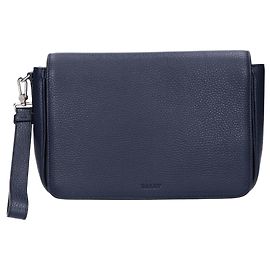 Pochette Bally Steon en cuir grainé avec logo embossé