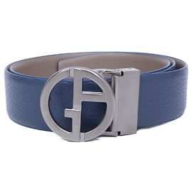 Giorgio Armani Ledergürtel mit Logo-Schnalle