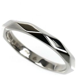 Anello Fascia Facettata in Platino Boucheron