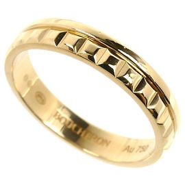 Boucheron Anello Mezza Fede Quatre Radiant in Oro Giallo 18K