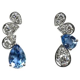 Chaumet Josephine Ronde d'Aigret Ohrringe aus 18K Weißgold