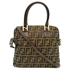 Borsa a tracolla Fendi Zucca