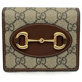 Cartera bi-fold Gucci - Horsebit 1955