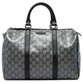 Borsa Boston Gucci Gray Medium GG Crystal Joy