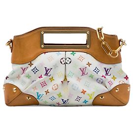 Louis Vuitton White Monogram Multicolore Judy MM