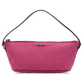 Gucci Pink GG Canvas Boat
