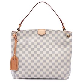 Louis Vuitton White Damier Azur Graceful PM