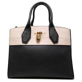 Louis Vuitton City Steamer PM aus schwarzem Leder