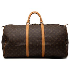 Louis Vuitton Brown Monogram Keepall 60