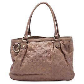 Gucci Pink Guccissima Sukey Tote