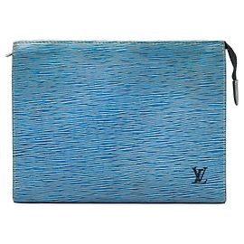 Louis Vuitton Neceser Epi Denim Azul 26