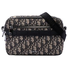 Autre Marque Borsa a tracolla Safari Dior Blue Oblique Canvas