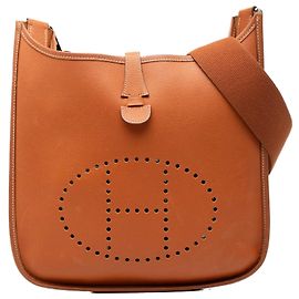 Hermès Brown Clemence Evelyn II PM