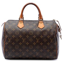 Louis Vuitton Brown Monogram Speedy 30